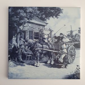 Delfts blauw tegeltje