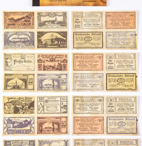 Tickets boekje papier set F