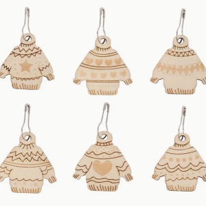 Stekenmarkeerders houten truien 6 stuks