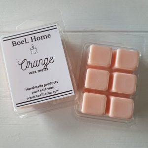 Boelhome Soja wax waxmelts Sinaasappel